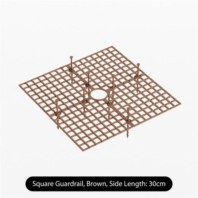 Pot Grid Flower Pot Cover Baby Safety Plant Protector Soil Guard With Nails Cover Plant Root Protection Garden Supplies