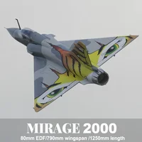 Freewing  RC Airplane Model "Phantom" Mirage 2000 80mm Culvert Remote-Controlled Model Aircraft EDF Jet EDF 1