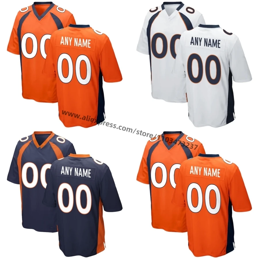 

Cheap Embroidered Denver America Football Jersey Name No. #3 Russell Wilson #7 John Elway Sports Shirts