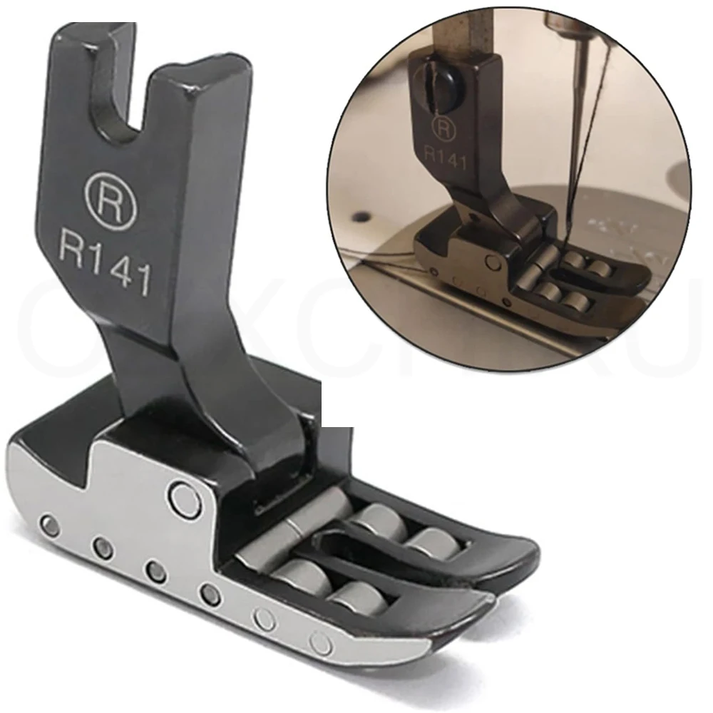 

High Quality R141 Roller Presser Foot Leather Fabric Presser Feet For Industrial Lockstitch Sewing Machine Accessories Tools