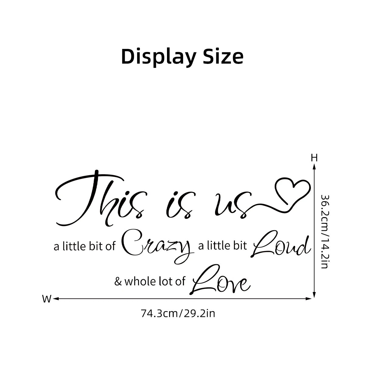 “This Is Us” Wall Sticker 6