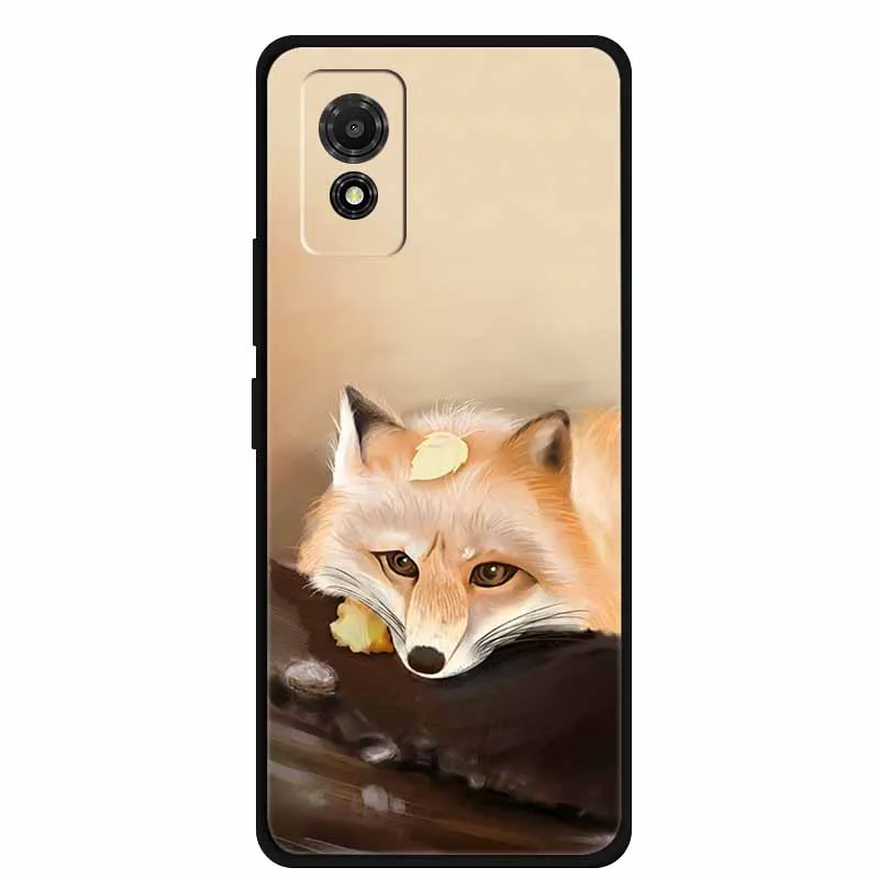 Artistic Cat Silicone Protective Phone Case - Stylish & Durable Bumper Protector