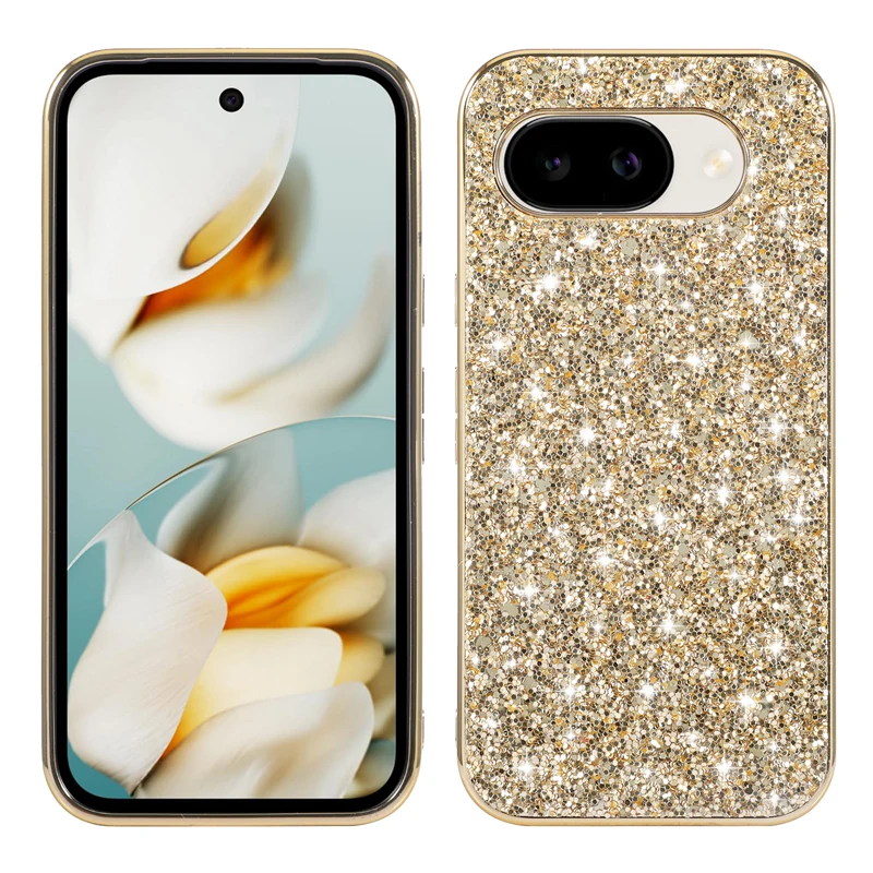 Sparkling Diamond Glitter Frosted TPU Shock-Absorbing Phone Case