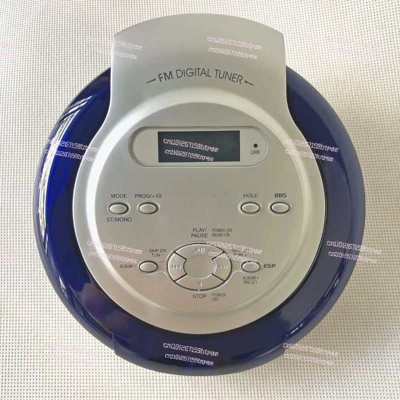 휴대용 CD 플레이어 워크맨 베이스 부스트 시스템 고품질 음악 충격 방지 MP3 포맷 디스크 LCD 디스플레이