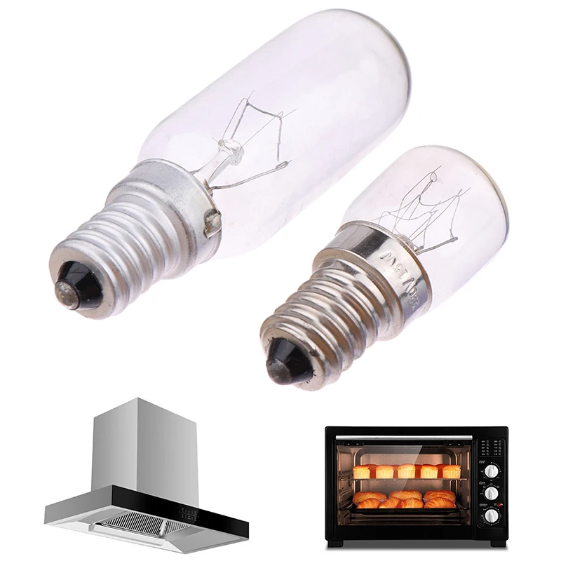 

E14 LED Light T22/T25 15/40W Cooker Hood Filament Lamp Extractor Fan Bulb High Temperature Resistant Lighting 220V Edison Bulbs
