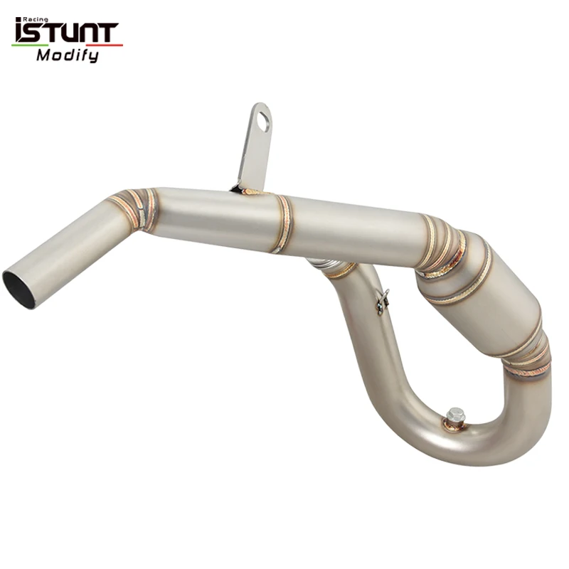 For KTM 250 300 EXC TPI SX XC 2017 - 2019 Motorcycle Exhaust Escape Moto Front Link Pipe With Catalyst Connect Original Muffler - Image 5