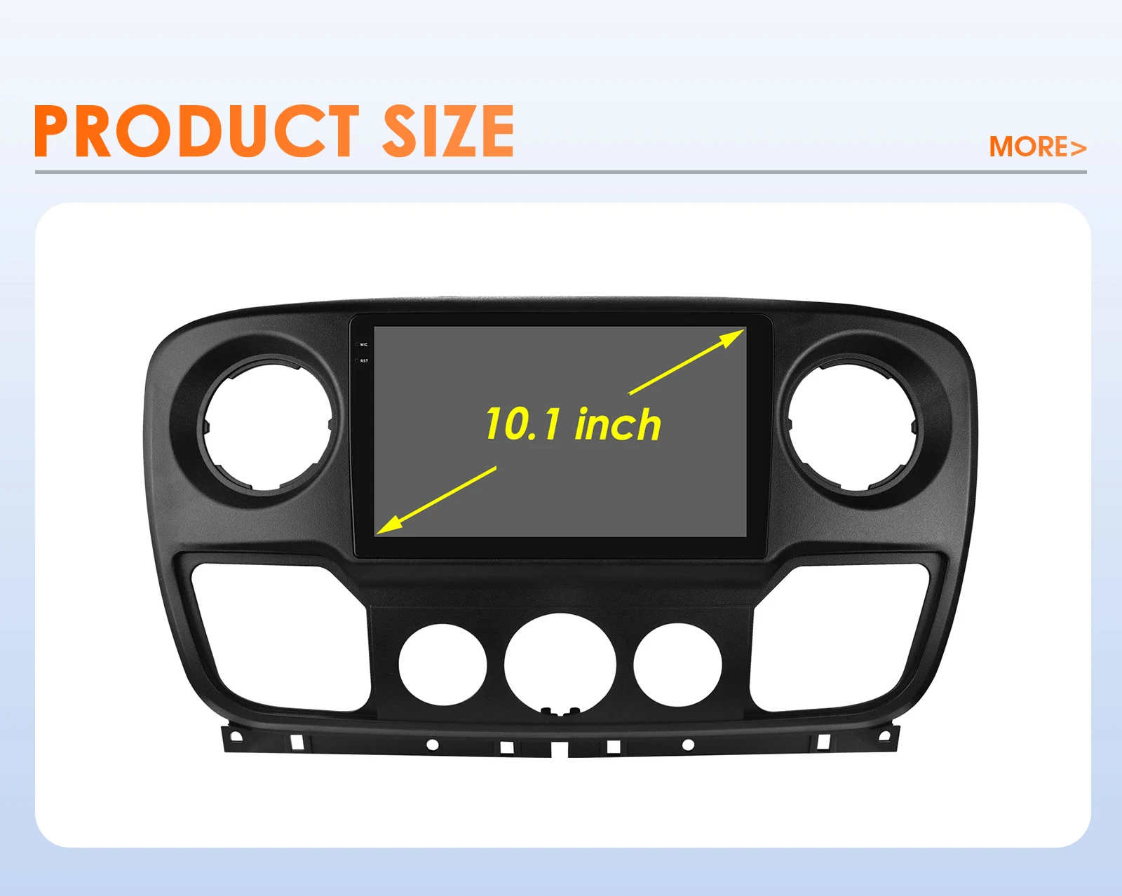 Hizpo 2 Din Android 14 Auto-Multimedia-Player für Nissan NV400 2010-2019 für Opel Movano für Renault Master III 2011 GPS Carplay – Detail 13