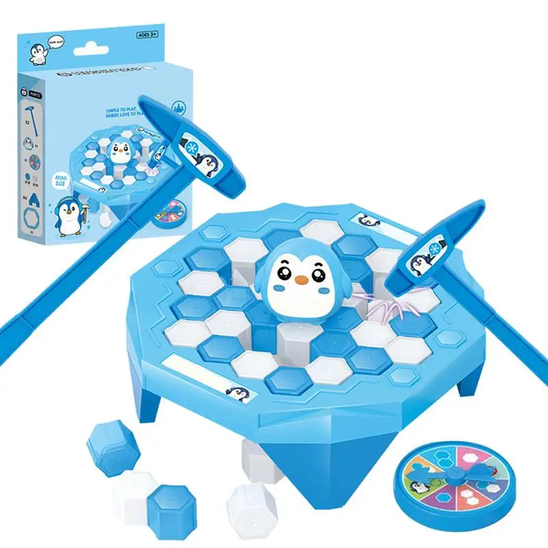 Penguin Ice Breaking Board Game Interactive Educational Toy_voghion.com