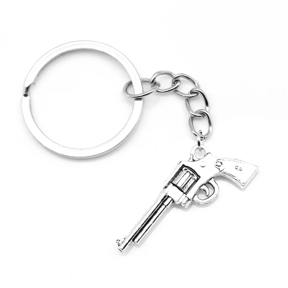 

1 Piece Guns Cute Keychain Handmade Jewerly 14x37mm