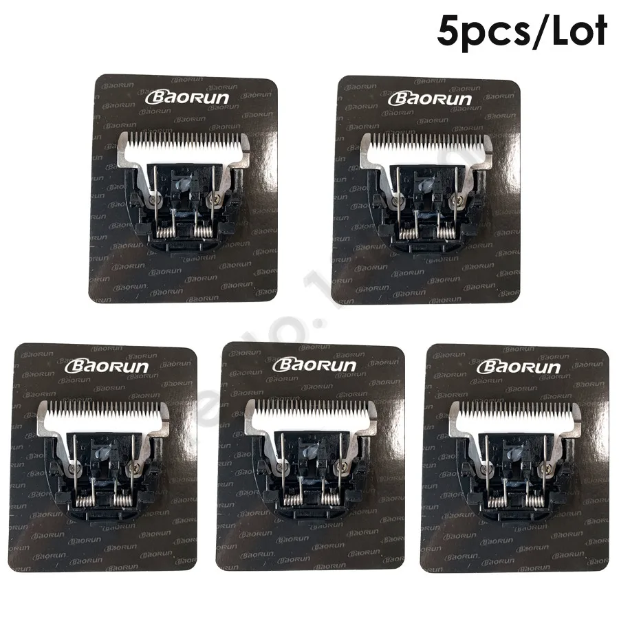 5pcs Brand Baorun Original Ceramic Blade For P2 P3 P6 P7 P9 S1 Pet Clipper Cutter 24 Teeth 33 Teeth Optional