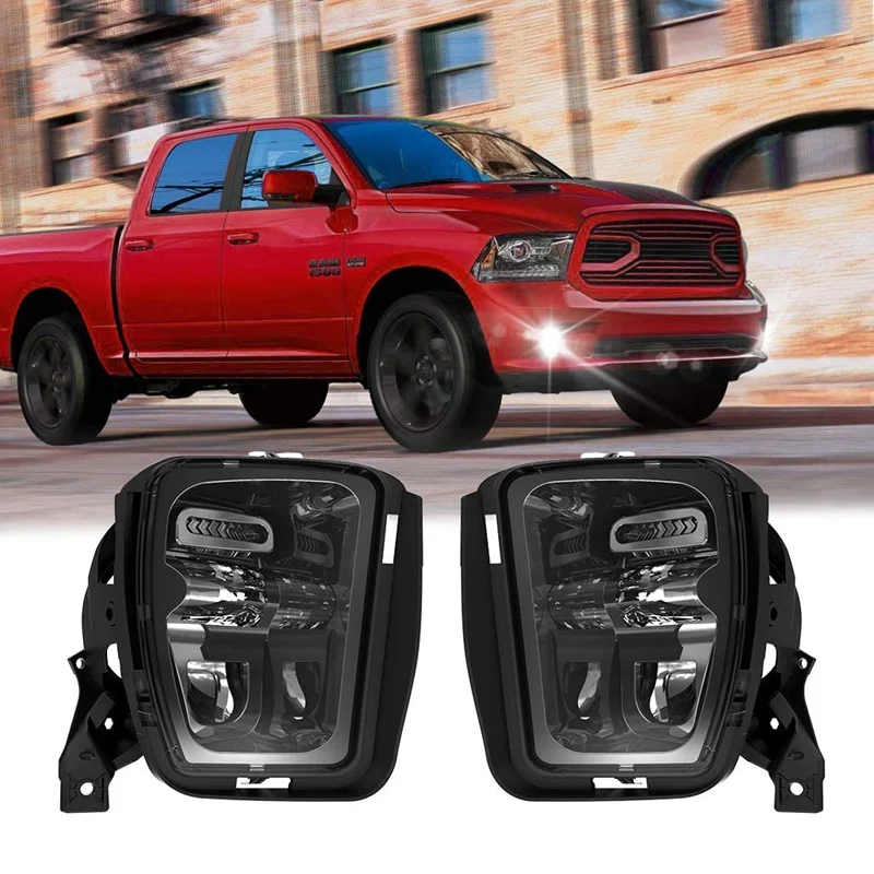 

_ Противотуманные фары, бампер, противотуманная фара в сборе для Dodge Ram 1500 2013- 2018 68104821AC, автомобильные аксессуары