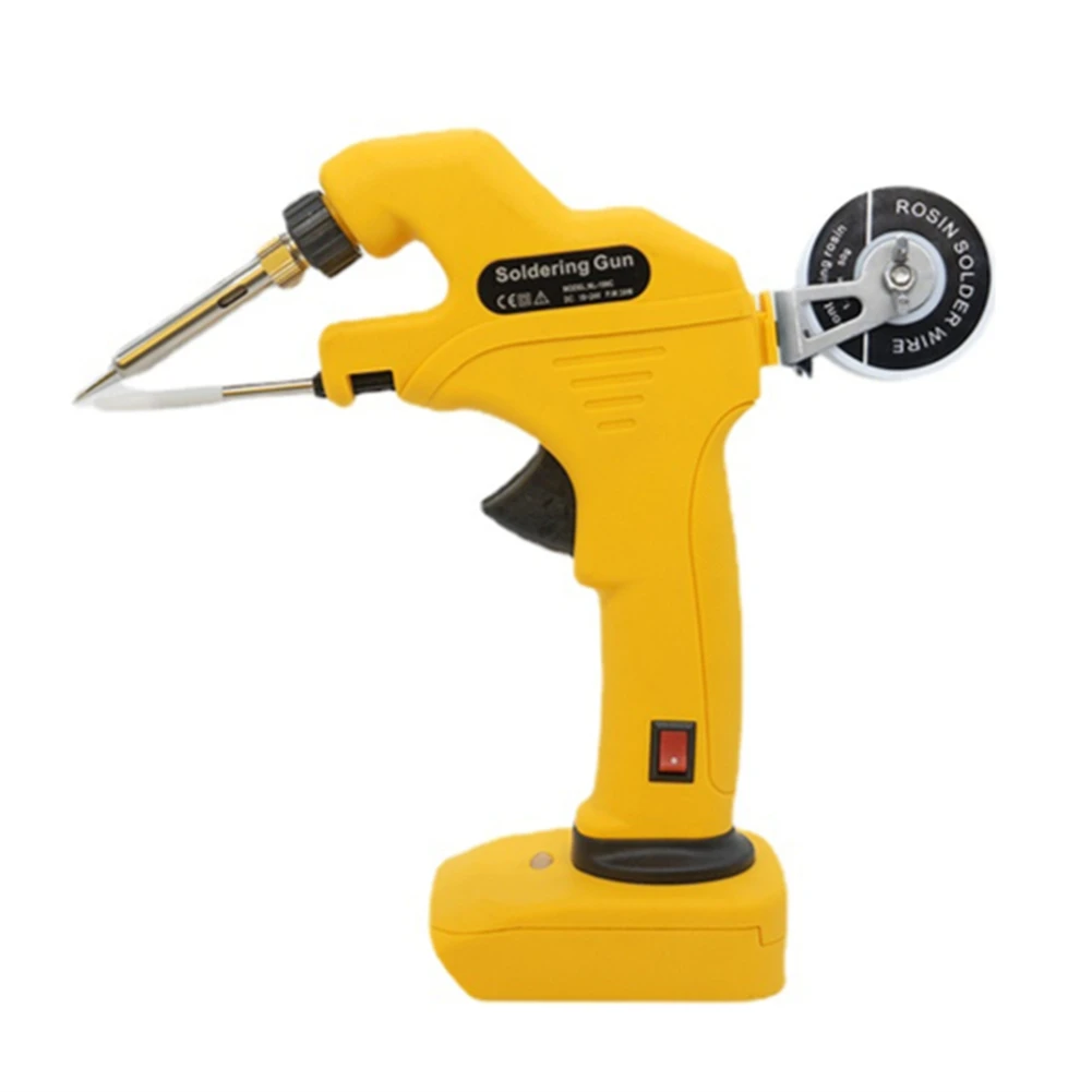 

Cordless Soldering Machine Electric Send Tin Tool Fast Thermal Soldering Iron Power Tools for Dewalt Battery Yellow