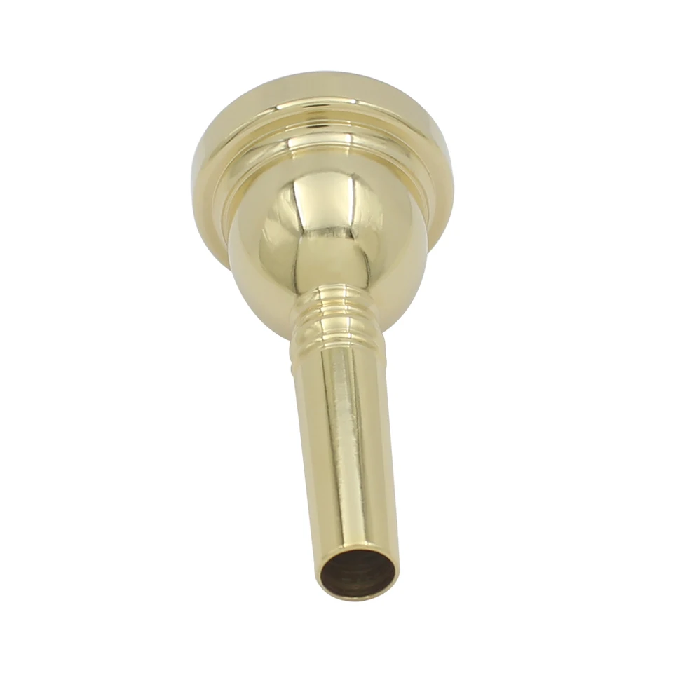 Bocchino Per Trombone Tenore TR-03 - Ottone Placcato Argento, Gambo 12.7mm, 5G - Foto 3