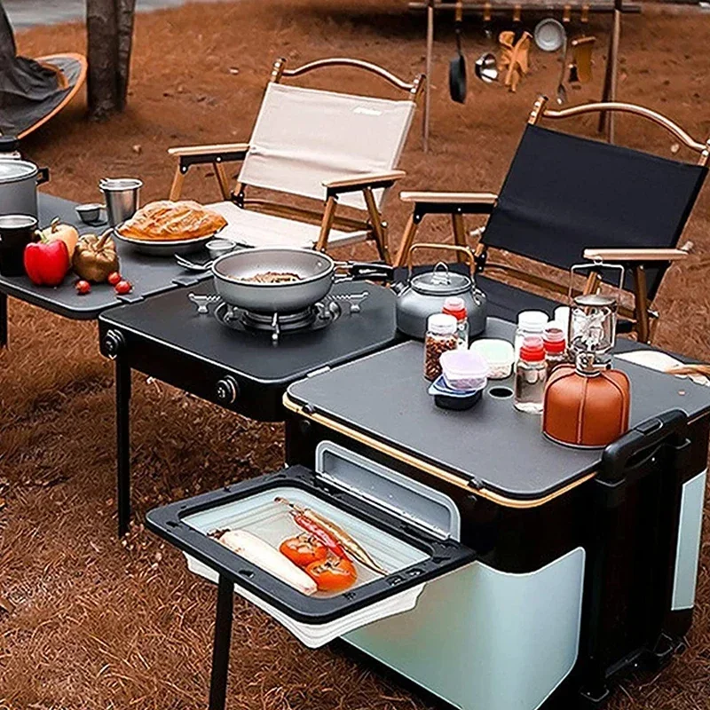 portable kitchen camping cooktops with folding