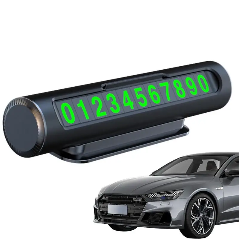 

Карточка для временной парковки автомобиля, карточка для временной парковки автомобиля, яркая Магнитная портативная парковочная карточка из сплава для грузовика