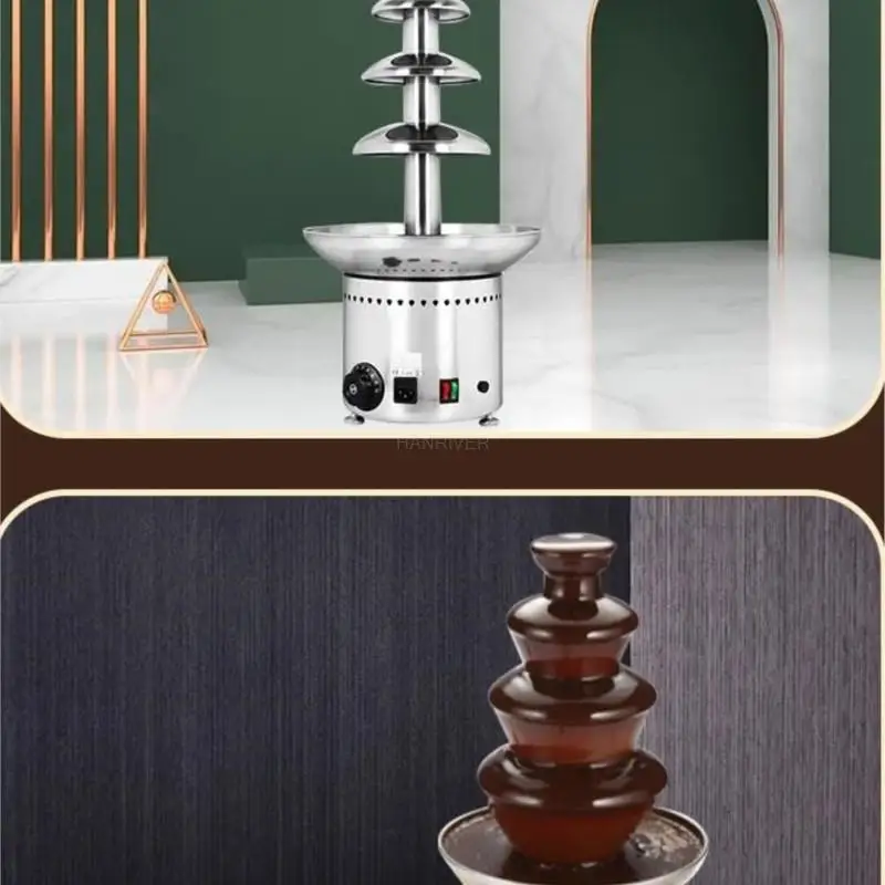 Chocolate Fountain Fondue Event Wedding Children Birthday Festive Party Supplies Christmas Chocolate Waterfall Machine