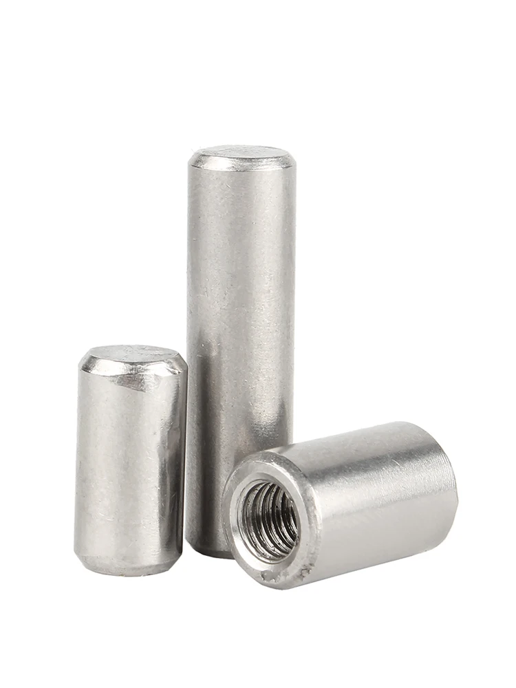 M3 M4 M5 M6 304 Stainless Steel Internal Thread Cylindrical Pin GB120 Inner Tooth Positioning Pin Single Hole Locating Dowel,cylindrical locating dowel pin