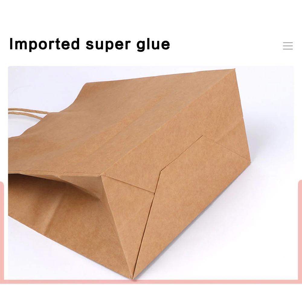 100Pcs Custom Logo Kraft Bags Gift Paper Packing Bag Craft Packaging Personalization business Shopping Clothes package Bags 9 S8b9d98558e8847b2abfc55b8da5b0026r