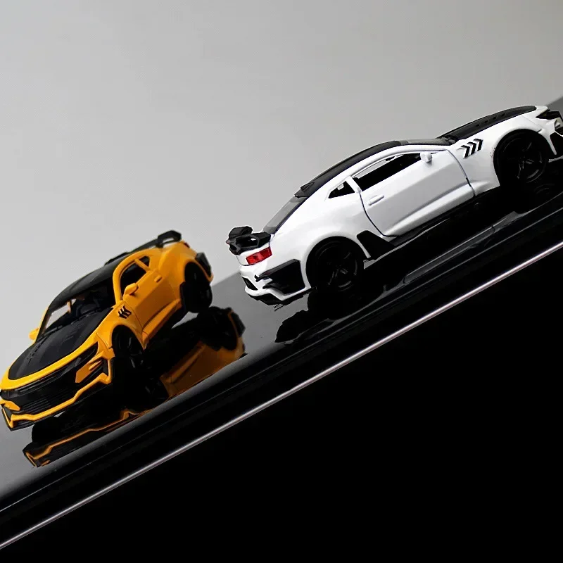 1: 36 Chevrolet Camaro new alloy car model sports kids toy accessories cake ornaments 4