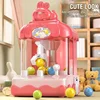 Mini Claw Machine Space Rocket Toy Funny Balls Grabbing Toys Cartoon Rabbit Dinosaur Ball Catcher Game Children Christmas Gifts 5
