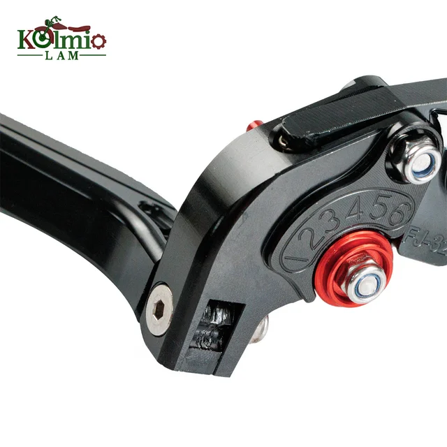 CNC Adjustable Foldable Brake & Clutch Levers For Kawasaki Ninja ZX-6R/636 (2019-2023) - Black/Green