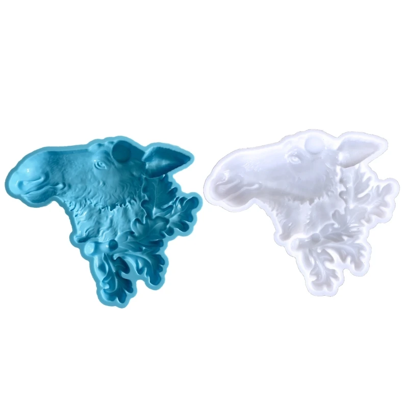 

DIY Ornaments Molds Wall Decorations Deer Head Silicone Material for Craft