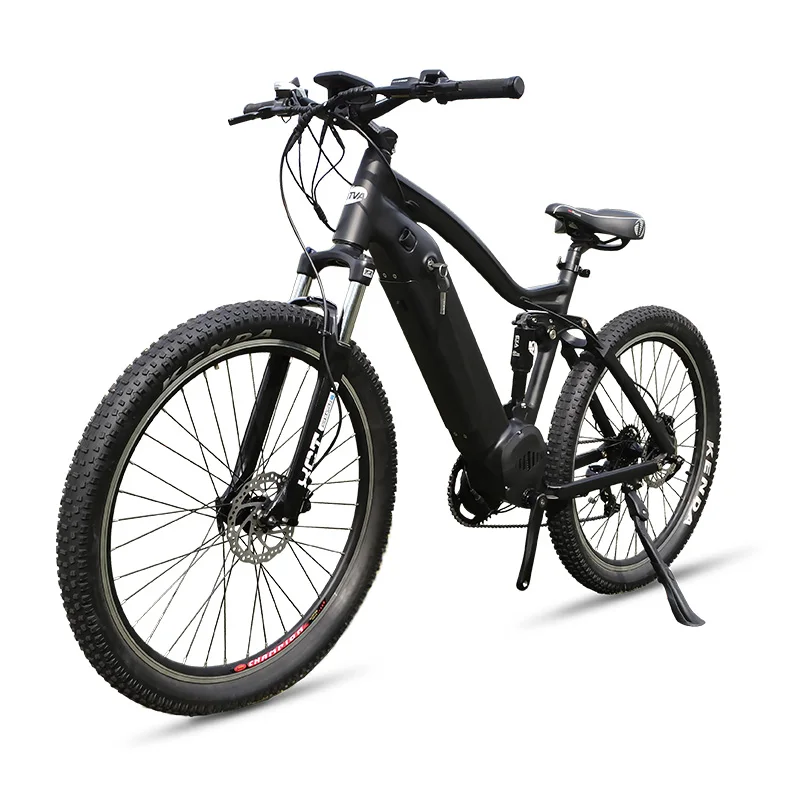 

High Power Full Suspension Electric Mountain Bike Uk Bafang Mid Drive E Bike Velo Electrique 1000w Ebike