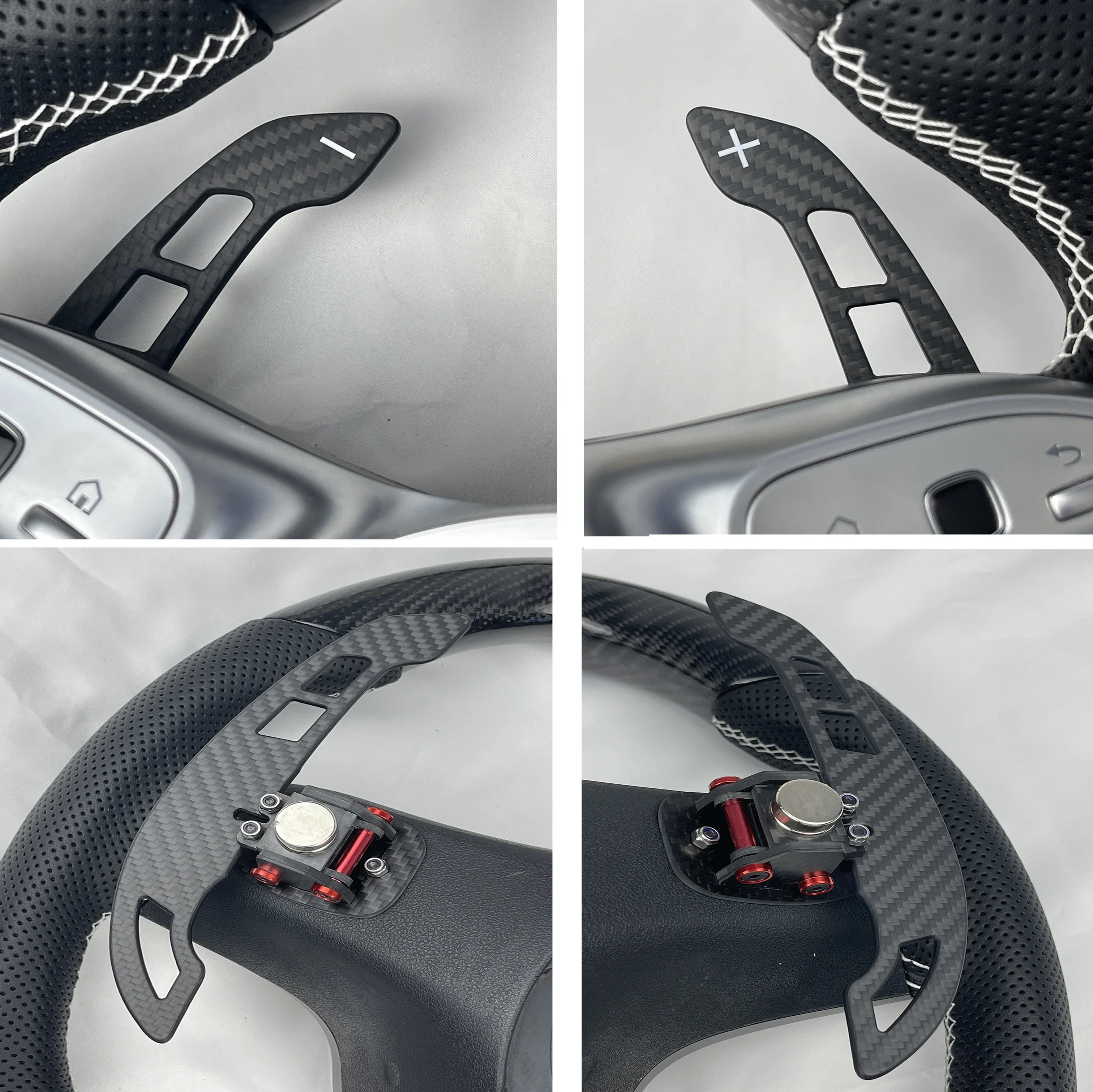 Carbon Fiber Steering Wheel Magnetic Shift Paddle For Mercedes-Benz W212 W246 W177 A45AMG W205 W176 W213 C205 W463 W222 W447 car shift latch