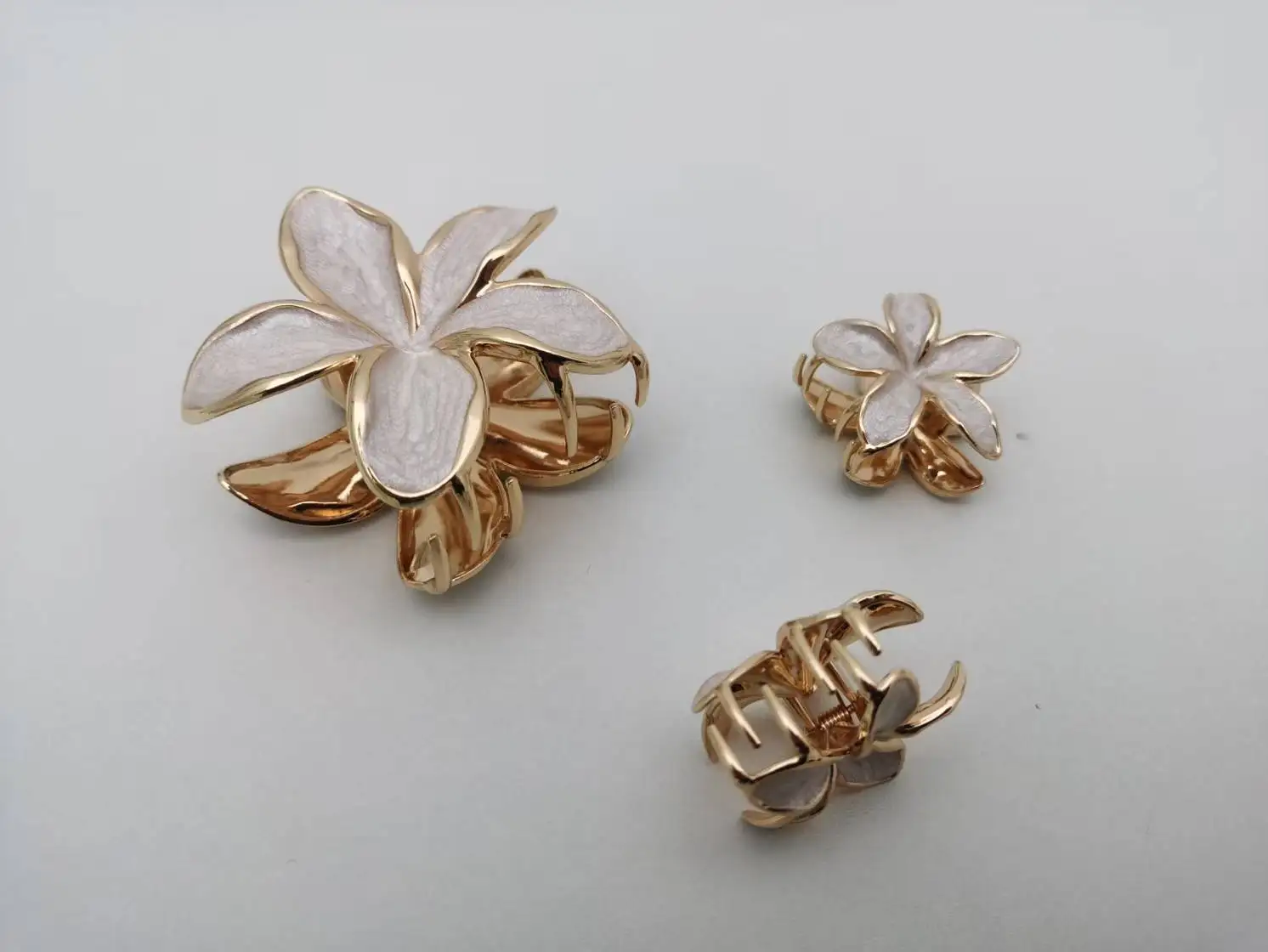 Lily Flower Hair Clip Set 5