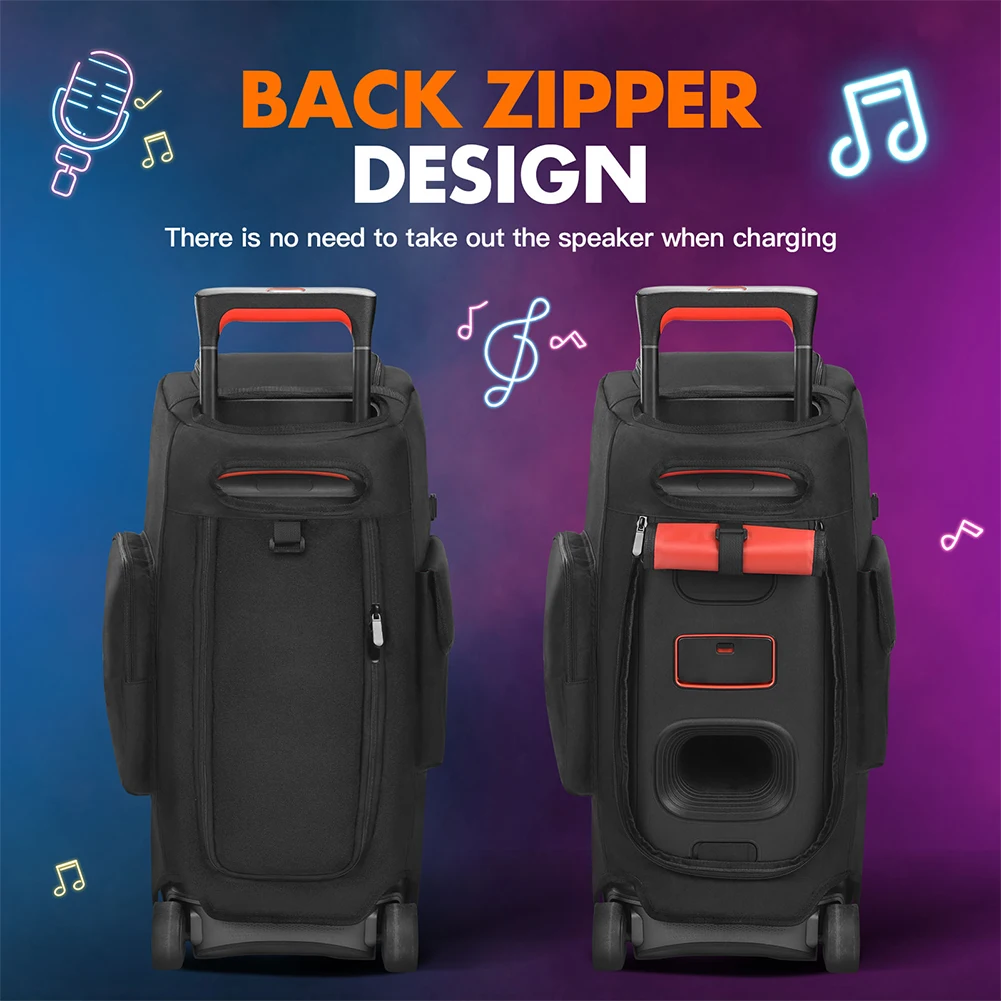 Speaker Dust Cover For JBL PARTYBOX 310/320 Portable Travel Storage Bag Bluetooth Speaker Case Anti-Slip Padded Protective Cover