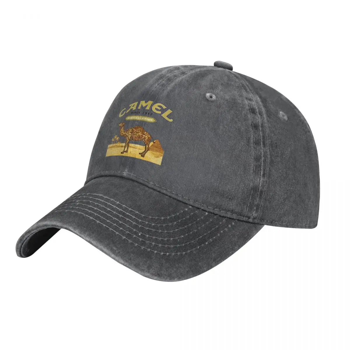 

Camel Trophy Since 1913 Vintage Outdoor Denim Washed Baseball Cap For Men Casual Male Snapback Caps Spring And Summer Peaked Cap