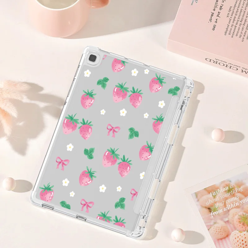 Versatile Samsung Galaxy Soft Back Cover with Built-in Pen Slot