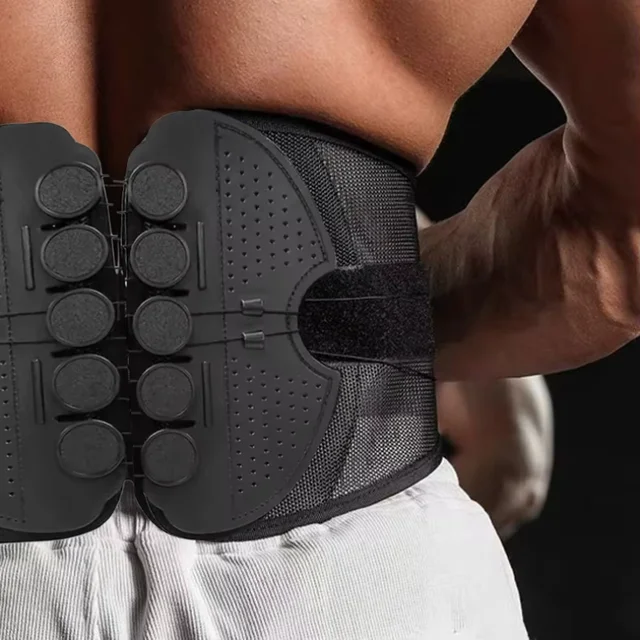 Breathable Mesh Posture Corrector Lumbar Intervertebral Disc Support Compression Rope Support Waist for Back Brace Protector 6