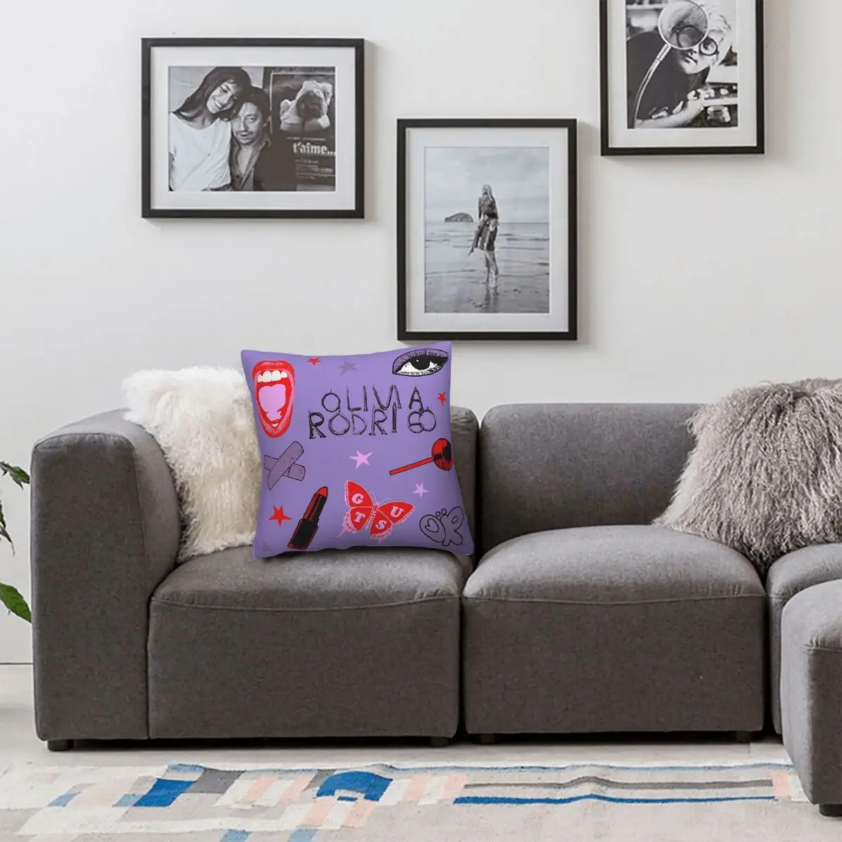Olivias Vampire Rodrigos Sour Pillow Case Pop  Pillow Cover Polyester Custom Cushion Cover Pillowcases For Sofa Home Decorative 6