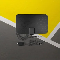 Indoor Digital DVB-T2 HDTV Antenna 4K HDTV 1080p Receiver Amplifier Booster For TV Box Car antenna Support Bedroom Car Boat