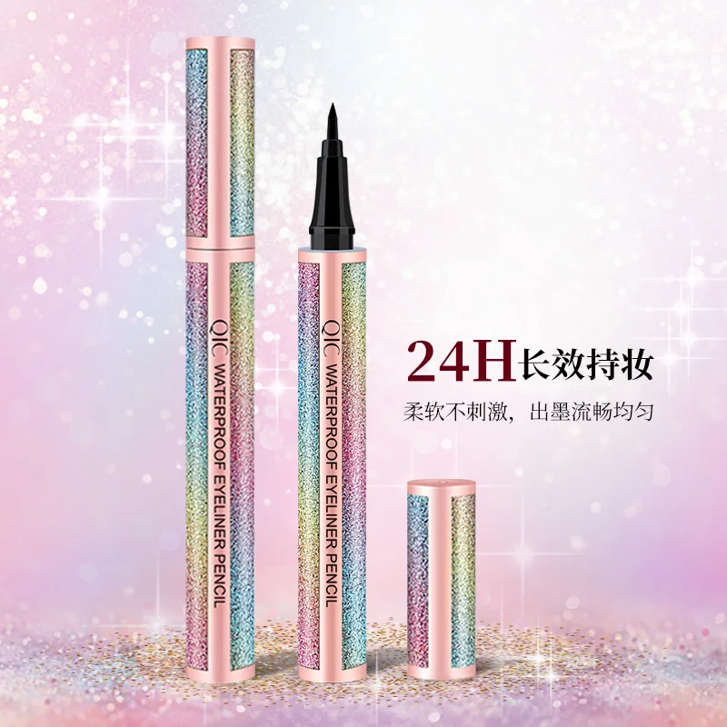 Liquid eyeliner Starry Sky Black Liquid Eyeliner Pen Waterproof Quick Drying Eye Liner Pencil Women Beauty Cosmetics Eye Makeup Products