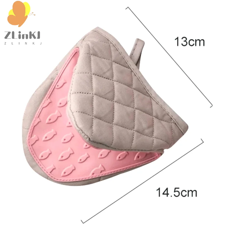Silicone Anti-scalding Oven Gloves Mitts Potholder Kitchen Silicone Gloves Tray Dish Bowl Holder Baking Oven Glove Hand Clip