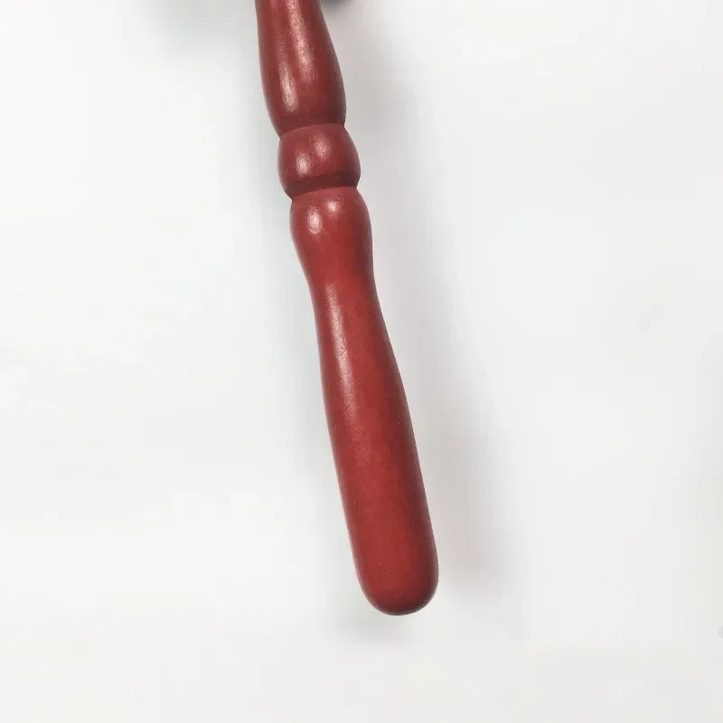Orff Early Teaching Castanets Wooden Percussion Musical Instruments Children's Clapper Wooden Shank Spanish Castanet Accessories