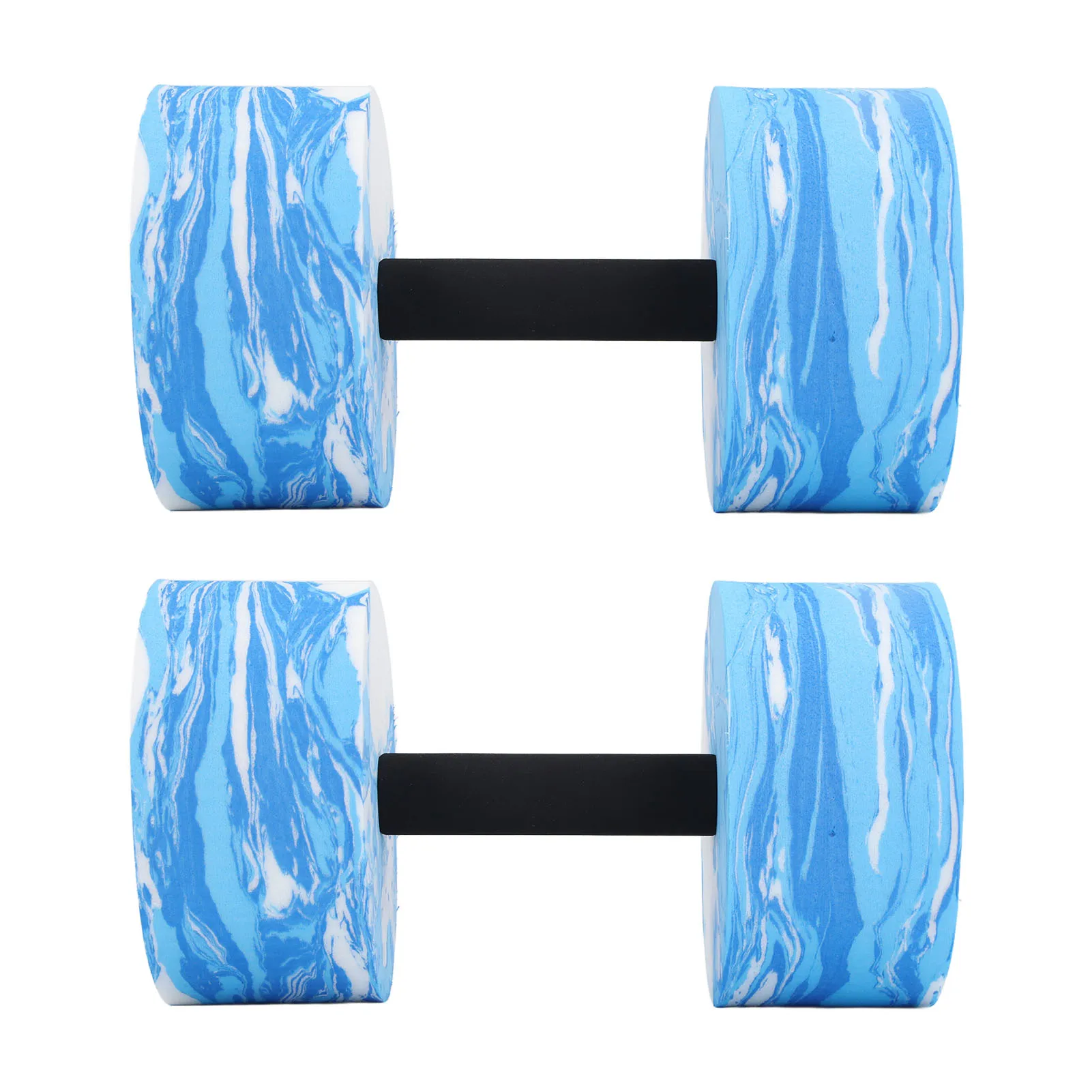 2Pcs Water Dumbbell EVA Water Aerobics Weights Dumbbell Strong Buoyancy Aquatic Exercise Dumbbells for Water Sports 2