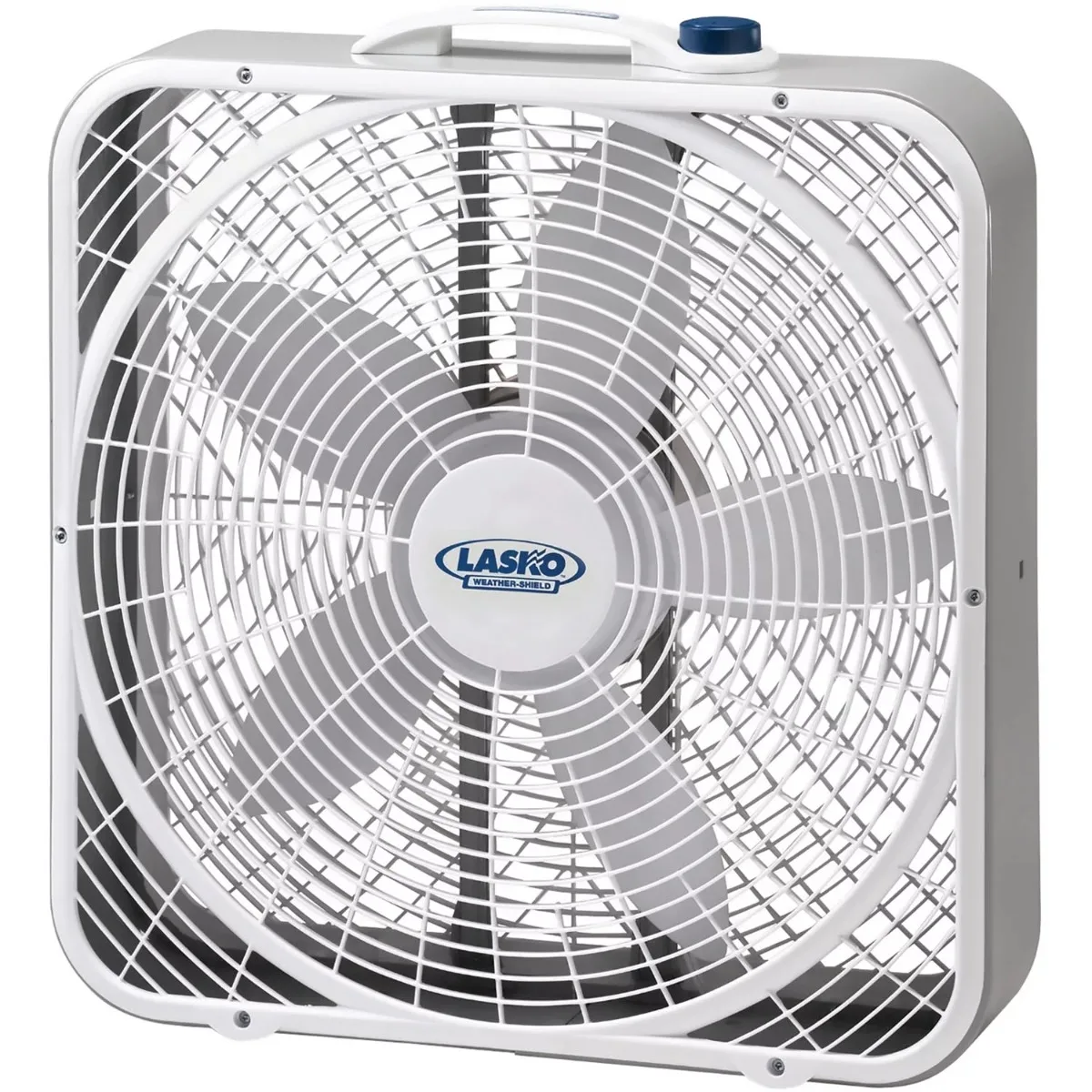 

20" Weather-Shield Performance Box Fan with Innovative Wind Ring® System and 3 Speeds, 3720, White