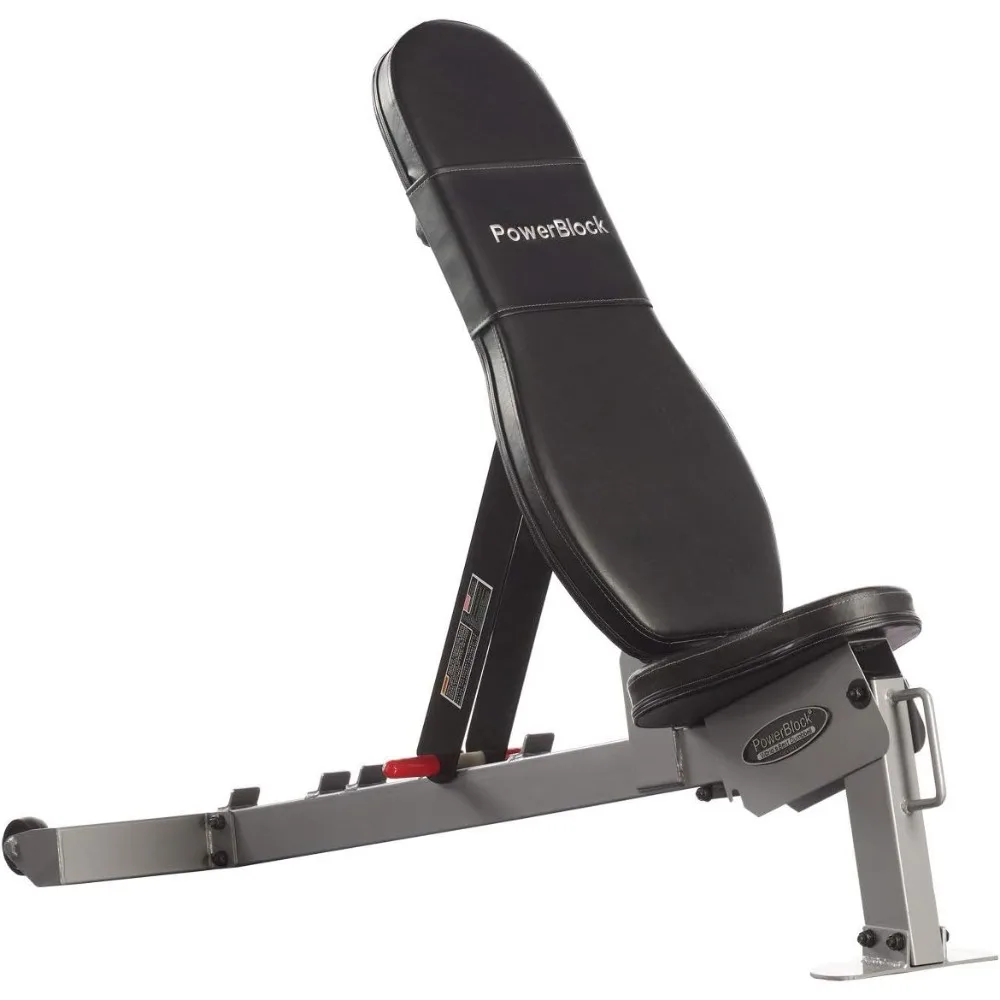 Sport Bench, Workout Bench, 5 Position Adjustable Bench & Seat, Built-in Wheels & Handle Kit, Innovative Workout Equipment