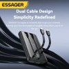 Essager Power Bank 20000mAh Portable Charger with Built-in Cable Digital Display Battery Capacity 22.5W For iPhone 15 14 13 pro 3