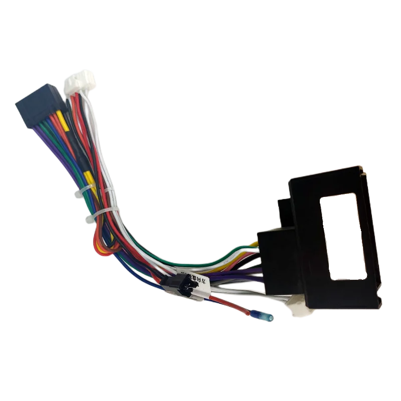 Ford Mondeo 07-10/Focus 07-11/C-MAX 07-10 차량용 스테레오 오디오 16PIN 안드로이드 전원 배선 하네스 케이블 어댑터(Canbus Box 포함)