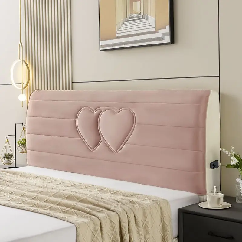 Super Soft Bedhead Backrest Protector Cover Thick All-inclusive Quilted Bed Heeadboard Dustproof Cover Luxury Slipcover for Beds