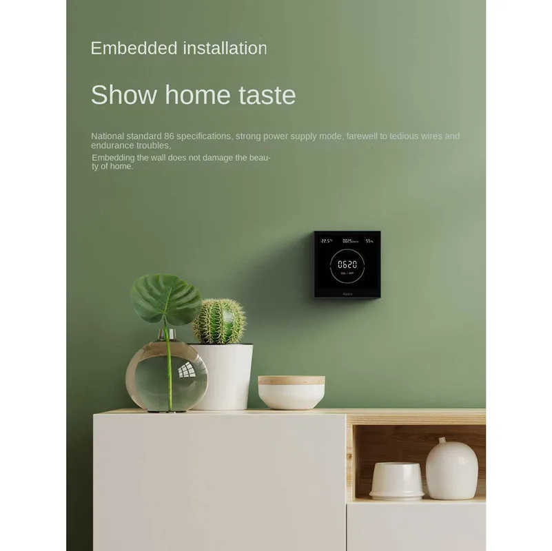 NEW Air Quality Monitor Panel S1 Omni Directional Air CO2 PM2.5 Temperature Hum