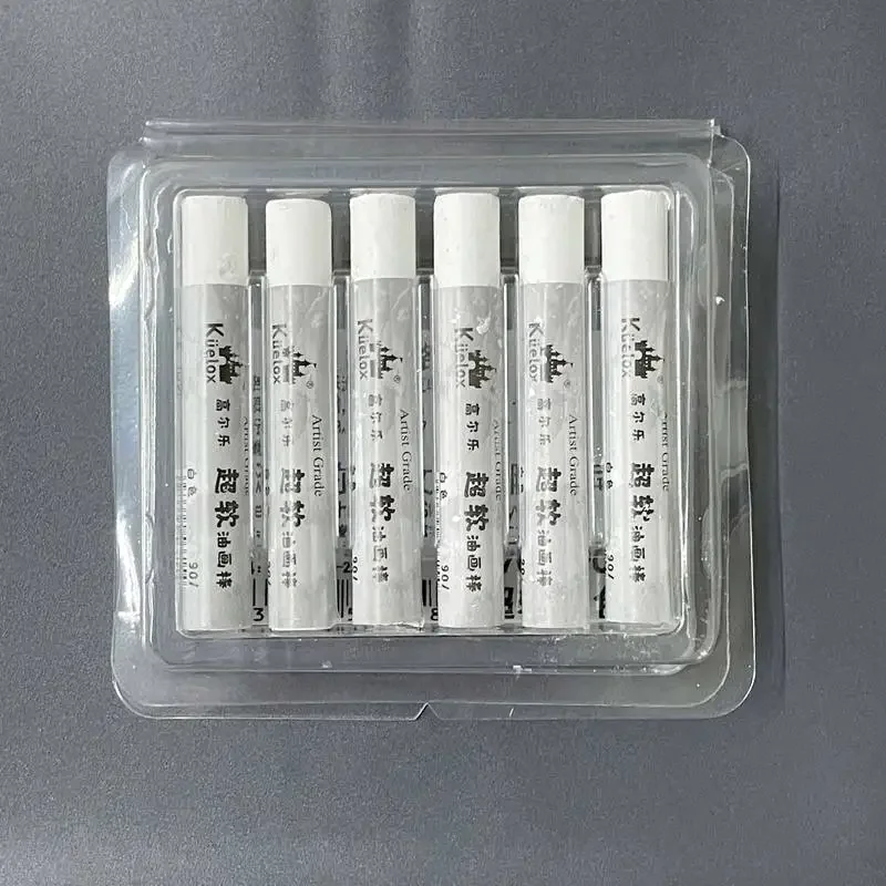 10pcs Monochrome Heavy Color Oil Painting Sticks for Students To Paint Graffiti with Super Soft and Oil-based Brushes Crayon oil pastels