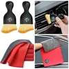 Car Interior Cleaning Soft Brush Microfiber Towel Clean Tools For Alfa Romeo 147 159 156 Giulietta Giulia Mito Spider Alpha 1