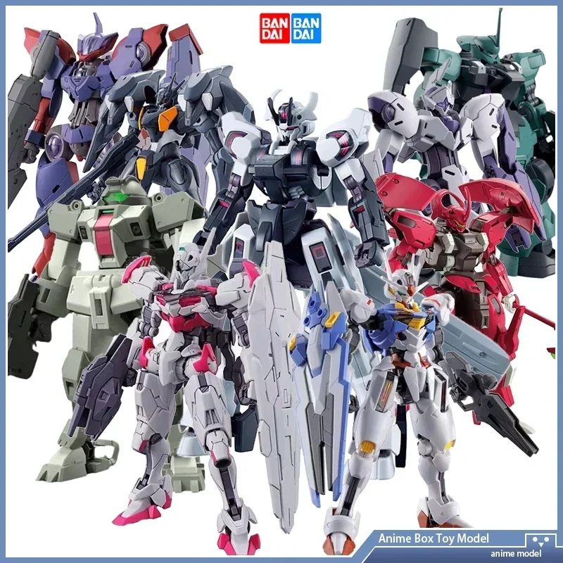 건담 HG 1/144 반다이 건프라 모델, SCHWARZETE TWFM 모바일 슈트, 머큐리 마녀, 애니메이션 피규어 장난감 선물 