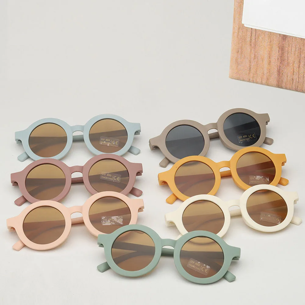 Boy Girl Cute Baby Fashion Children Retro Round Sunglasses UV Protection Classic Kids Sunglasses Fashion Sunglasses Kids Sunglasses Children Sunglasses