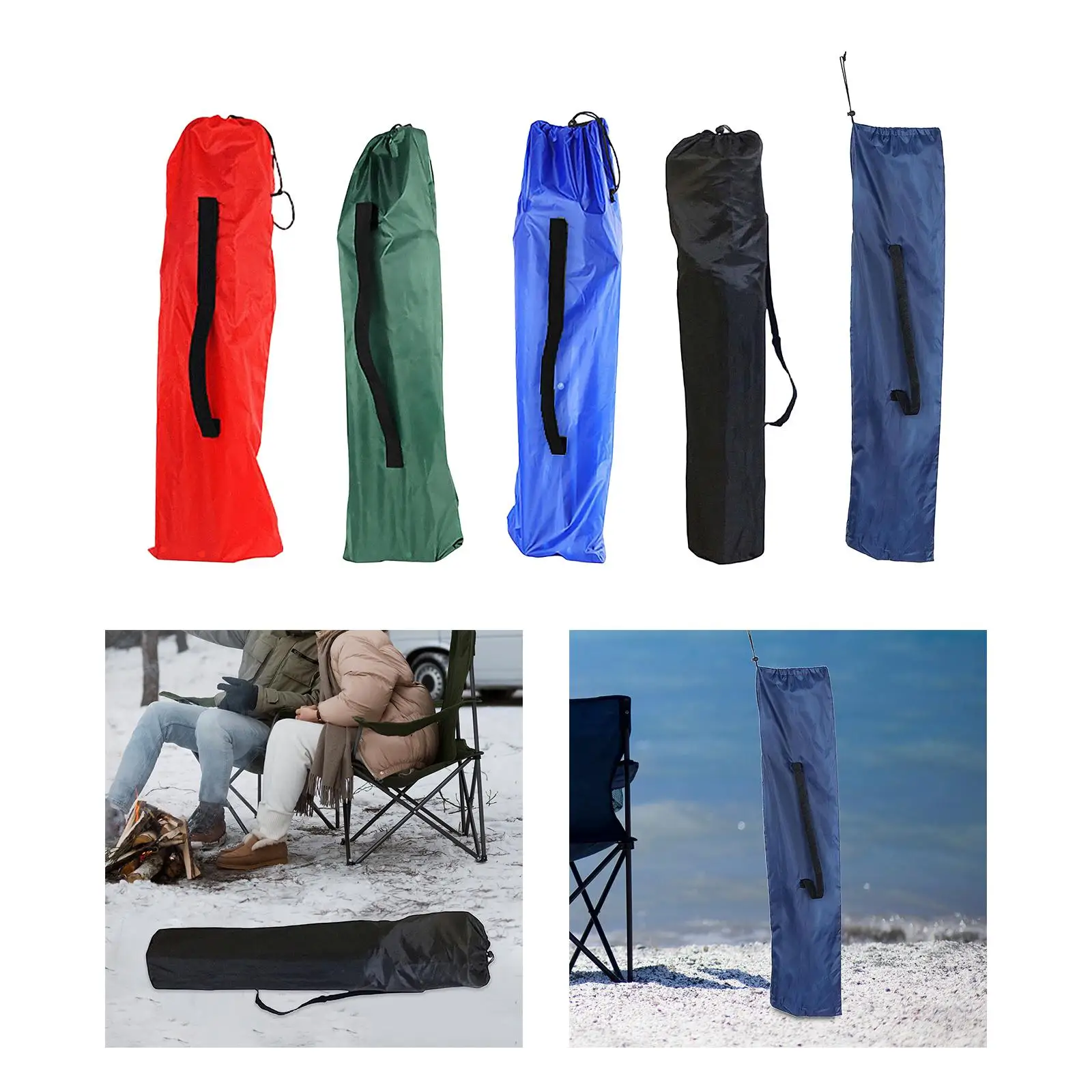 Folding Chair Carrying Bag Camping Chair Replacement Bag Portable with Handle